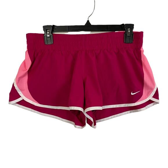 Nike Dri Fit Pink Liner Running Active Shorts Size Large - Picture 1 of 4